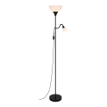 Nordlux - Stojacia lampa LAURIA 1xE27/40W/230V + 1xE14/15W čierna