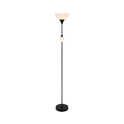Nordlux - Stojacia lampa LAURIA 1xE27/40W/230V + 1xE14/15W čierna