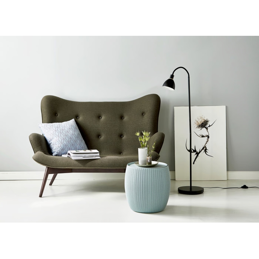 Nordlux - Stojacia lampa RAY 1xE14/25W/230V čierna