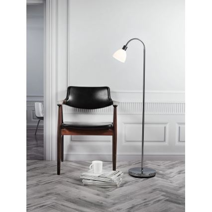 Nordlux - Stojacia lampa RAY 1xE14/25W/230V lesklý chróm