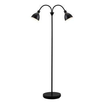 Nordlux - Stojacia lampa RAY 2xE14/25W/230V čierna