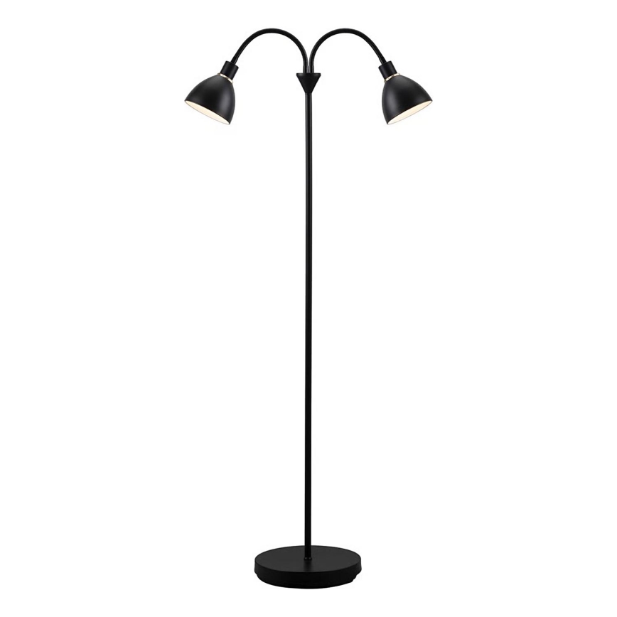 Nordlux - Stojacia lampa RAY 2xE14/25W/230V čierna