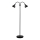 Nordlux - Stojacia lampa RAY 2xE14/25W/230V čierna