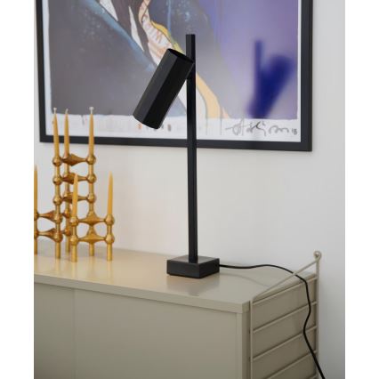 Nordlux - Stolná lampa ALANIS 1xGU10/15W/230V čierna