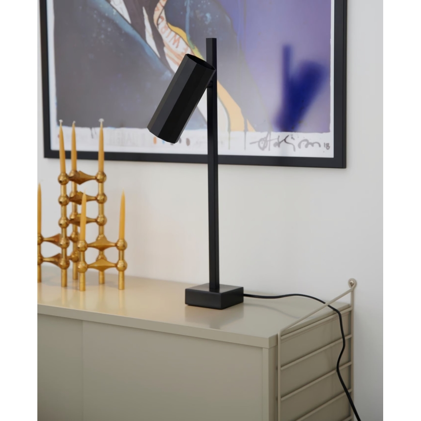 Nordlux - Stolná lampa ALANIS 1xGU10/15W/230V čierna