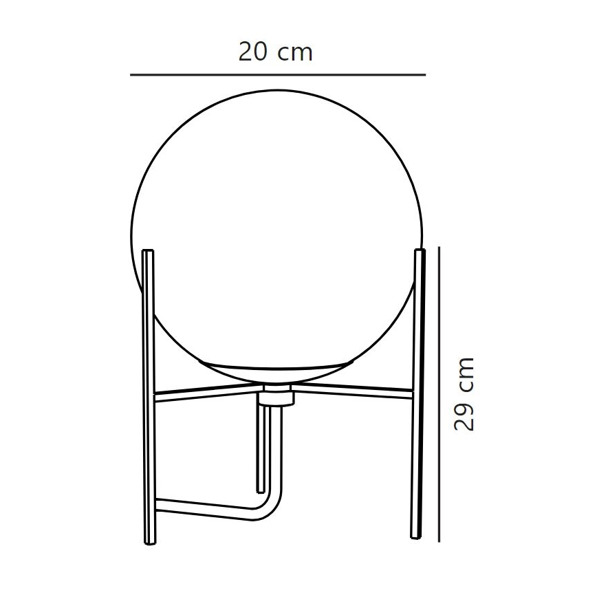Nordlux - Stolná lampa ALTON 1xE14/15W/230V