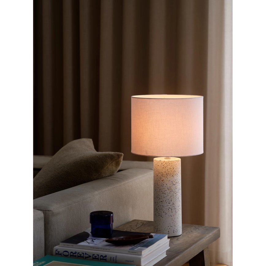 Nordlux - Stolná lampa ANTIGA 1xE27/60W/230V biela