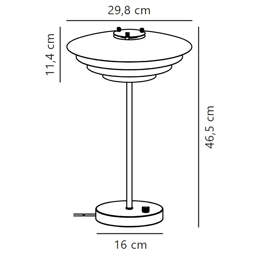 Nordlux - Stolná lampa BRETAGNE 1xG9/25W/230V biela