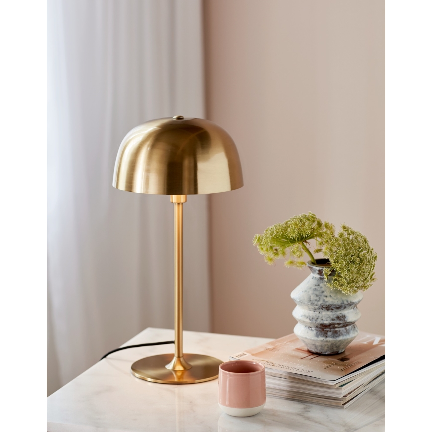 Nordlux - Stolná lampa CERA 1xE14/40W/230V zlatá