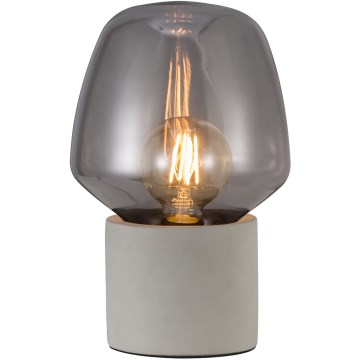 Nordlux - Stolná lampa CHRISTINA 1xE27/25W/230V betón/čierna