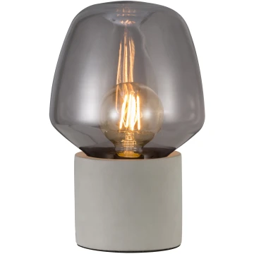 Nordlux - Stolná lampa CHRISTINA 1xE27/25W/230V betón/čierna
