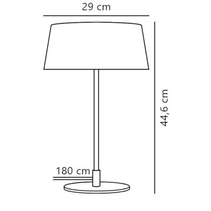 Nordlux - Stolná lampa CLASI 3xE14/10W/230V