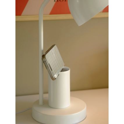 Nordlux - Stolná lampa DEVONE 1xE27/15W/230V biela