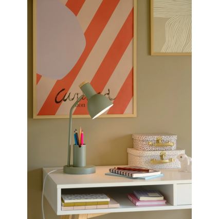 Nordlux - Stolná lampa DEVONE 1xE27/15W/230V zelená