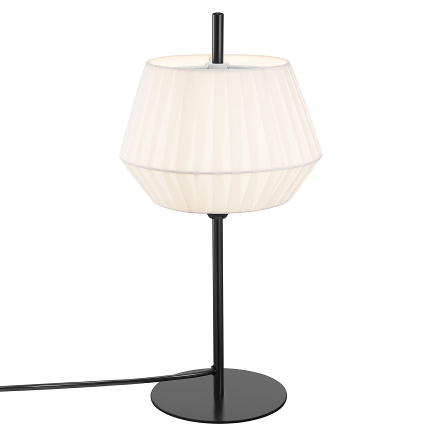 Nordlux - Stolná lampa DICTE 1xE14/40W/230V biela/čierna