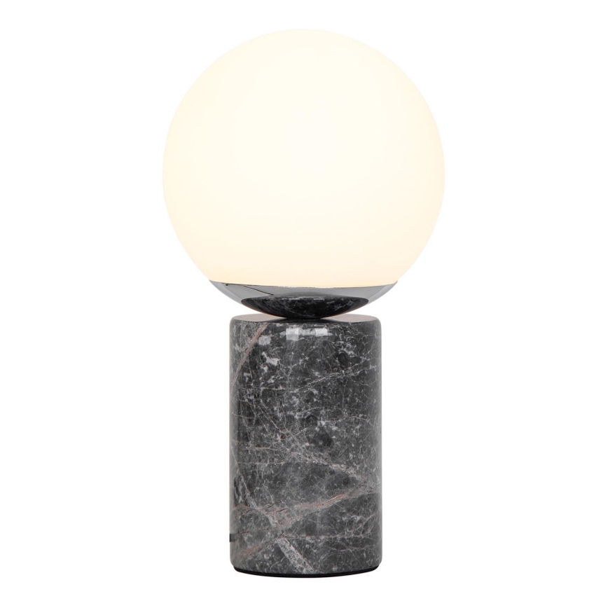 Nordlux - Stolná lampa LILLY 1xE14/25W/230V mramor/šedá