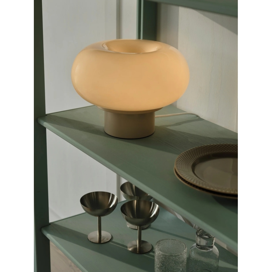 Nordlux - Stolná lampa MALTI 2xE27/10W/230V béžová