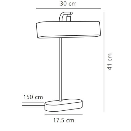 Nordlux - Stolná lampa MERLIN 2xG9/5W/230V čierna