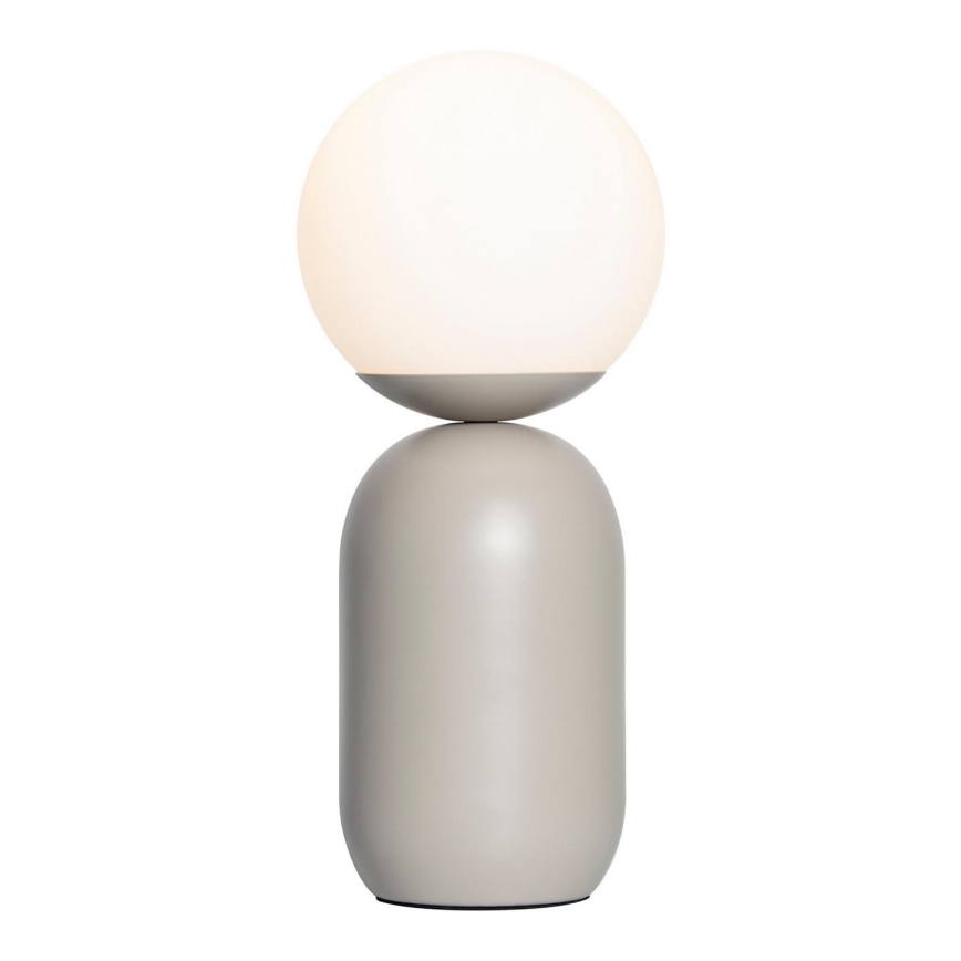 Nordlux - Stolná lampa NOTTI 1xE14/25W/230V šedá
