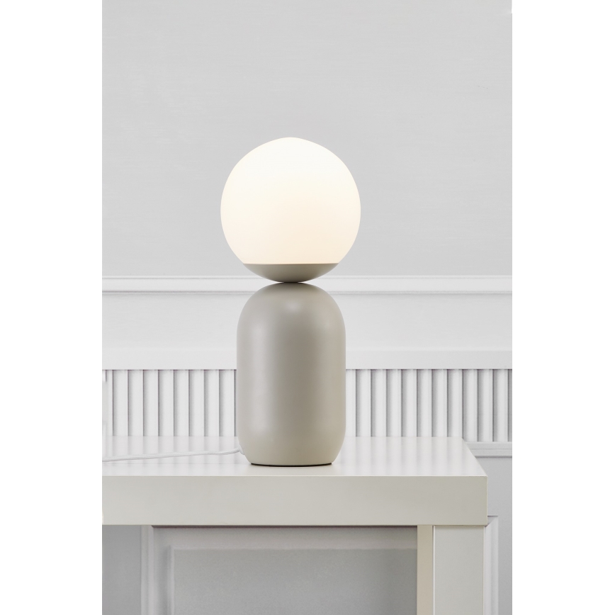 Nordlux - Stolná lampa NOTTI 1xE14/25W/230V šedá