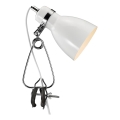 Nordlux - Stolná lampa s klipom CYCLONE 1xE14/15W/230V biela