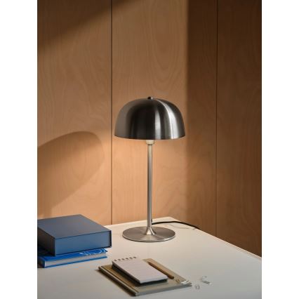 Nordlux - Stolová lampa CERA 1xE14/40W/230V matný chróm