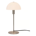 Nordlux - Stolová lampa ELLEN 1xE14/40W/230V matný chróm/biela