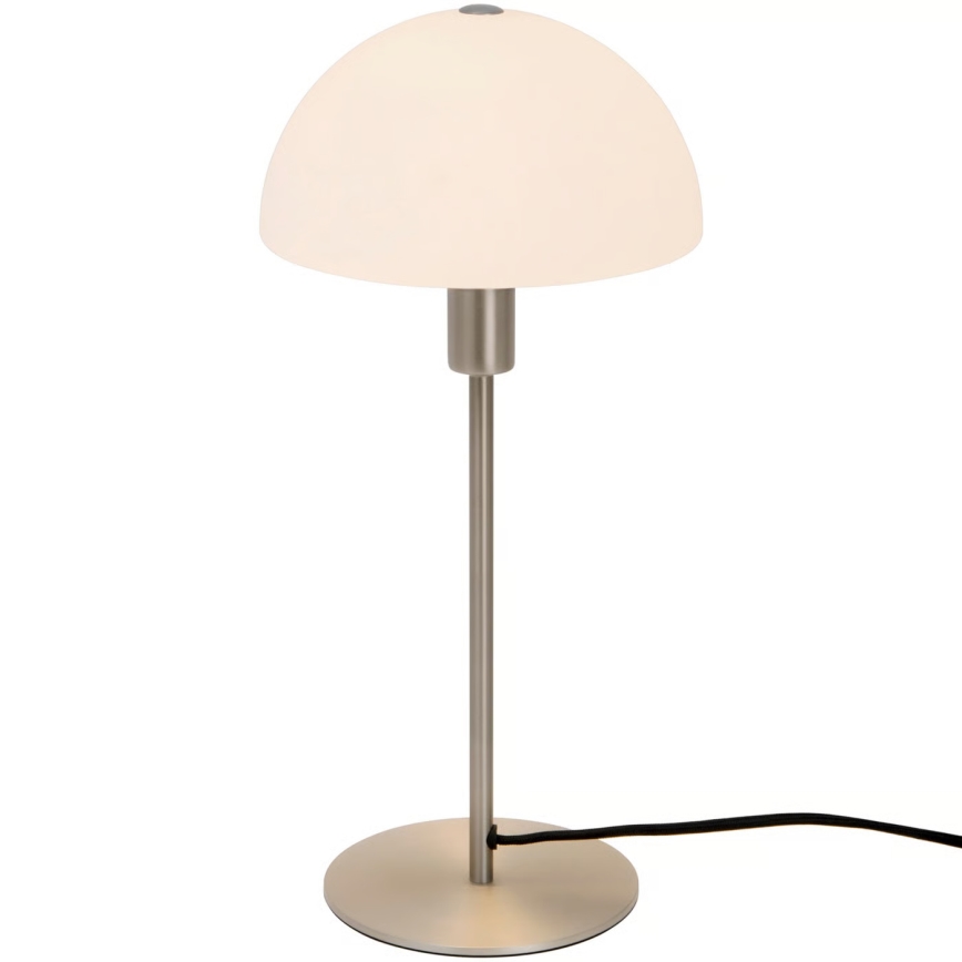 Nordlux - Stolová lampa ELLEN 1xE14/40W/230V matný chróm/biela