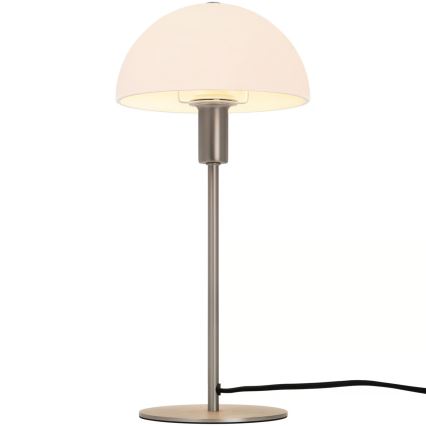 Nordlux - Stolová lampa ELLEN 1xE14/40W/230V matný chróm/biela