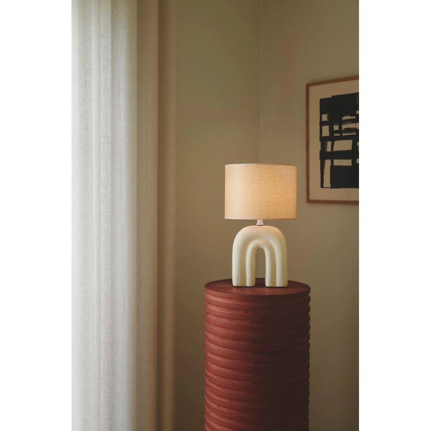 Nordlux - Stolová lampa HAZE 1xE27/40W/230V béžová