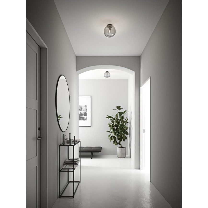 Nordlux - Stropné svietidlo ALTON 1xE27/25W/230V pr. 27,5 cm dymová