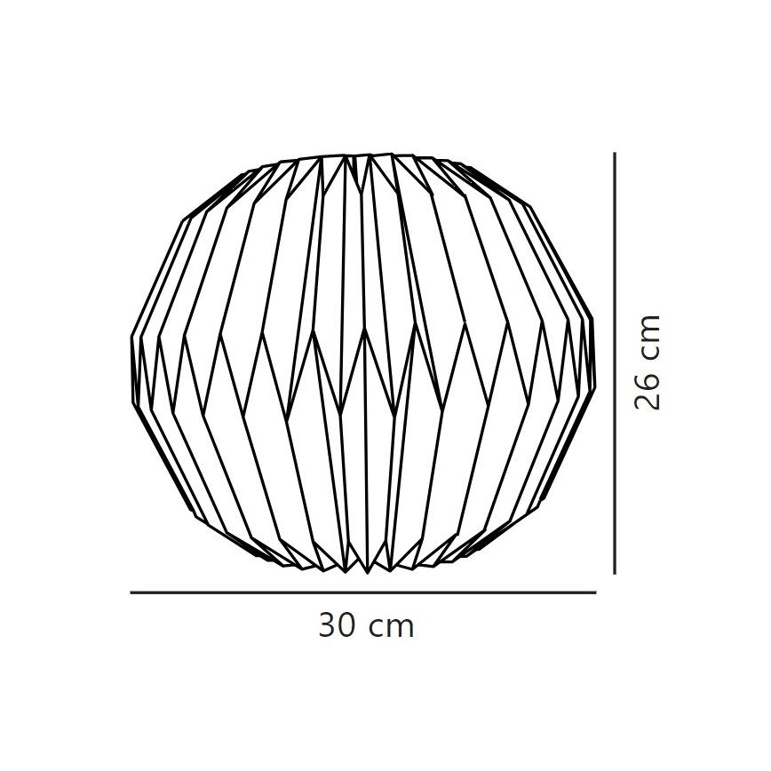Nordlux - Tienidlo k lustru BELLOY E27 pr. 30 cm