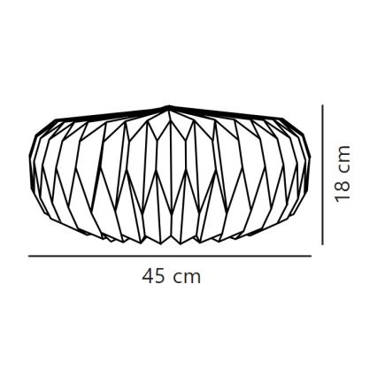 Nordlux - Tienidlo k lustru BELLOY E27 pr. 45 cm