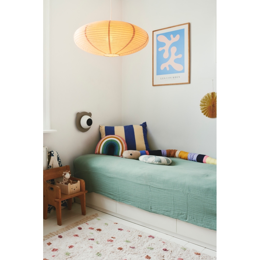 Nordlux - Tienidlo k lustru VILLO E27 pr. 60 cm hnedá