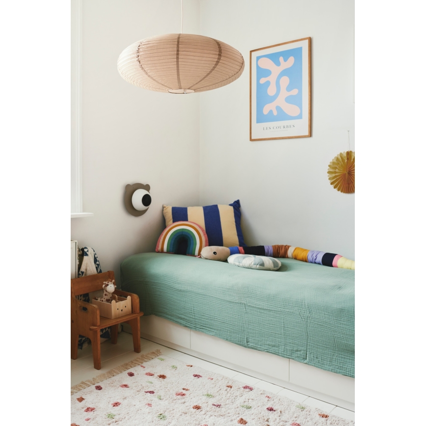 Nordlux - Tienidlo k lustru VILLO E27 pr. 60 cm hnedá