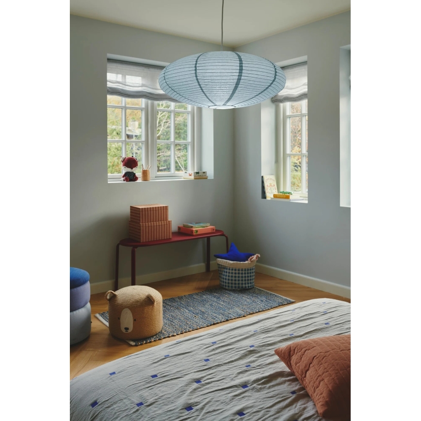 Nordlux - Tienidlo k lustru VILLO E27 pr. 60 cm modrá