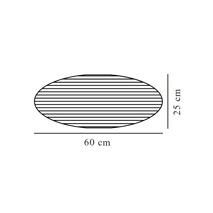 Nordlux - Tienidlo k lustru VILLO E27 pr. 60 cm modrá