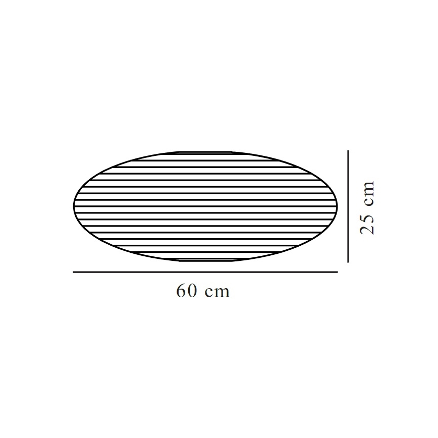 Nordlux - Tienidlo k lustru VILLO E27 pr. 60 cm šedá