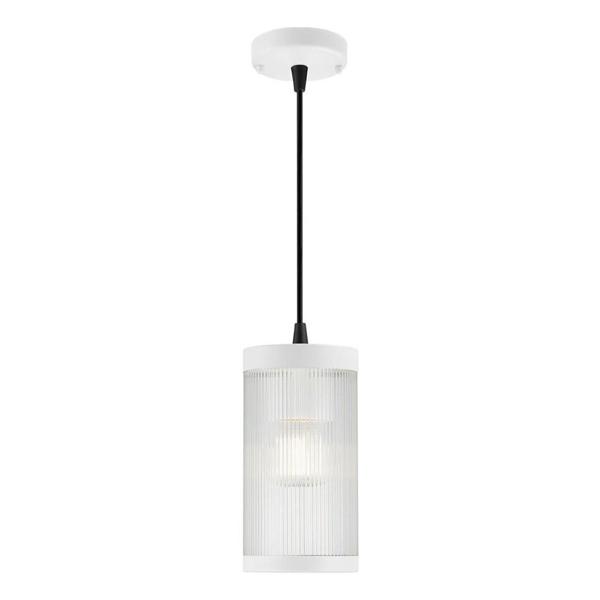 Nordlux - Vonkajší luster na lanku COUPAR 1xE27/25W/230V IP33 biela
