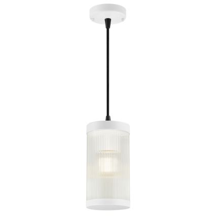 Nordlux - Vonkajší luster na lanku COUPAR 1xE27/25W/230V IP33 biela