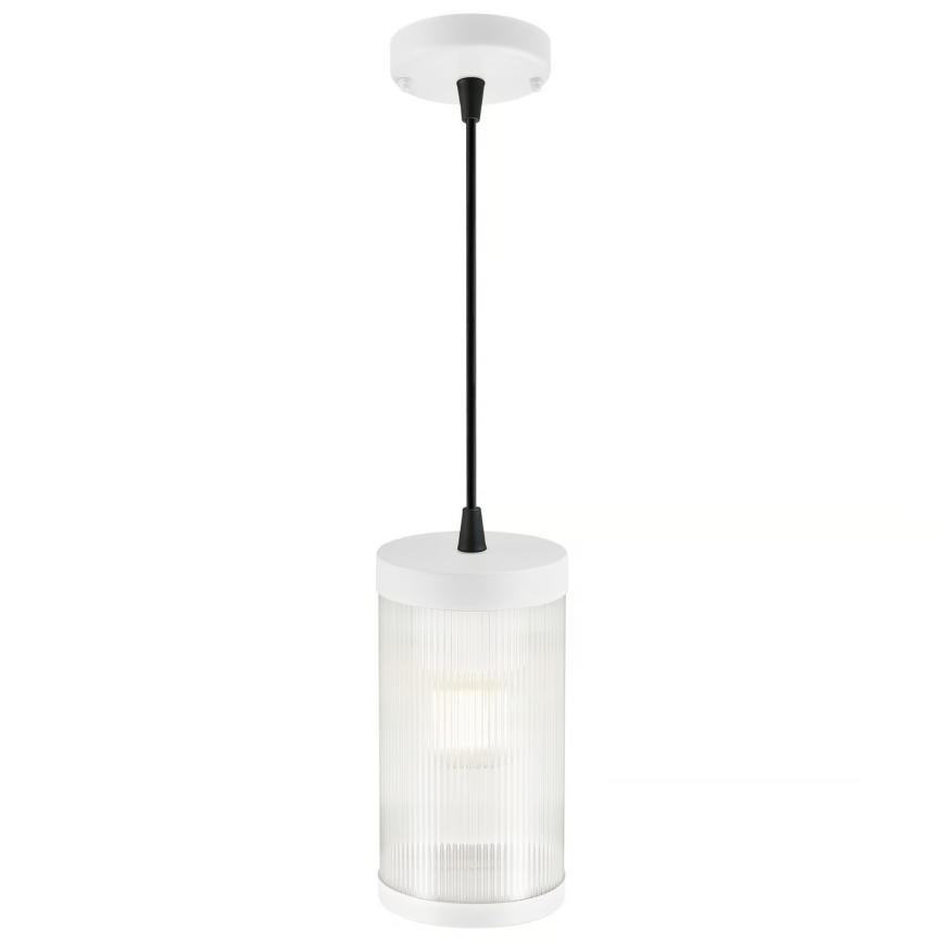 Nordlux - Vonkajší luster na lanku COUPAR 1xE27/25W/230V IP33 biela