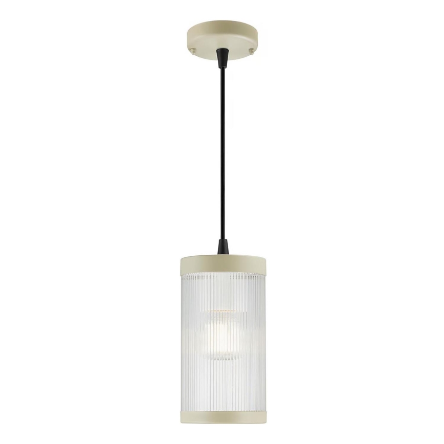 Nordlux - Vonkajší luster na lanku COUPAR 1xE27/25W/230V IP33 krémová