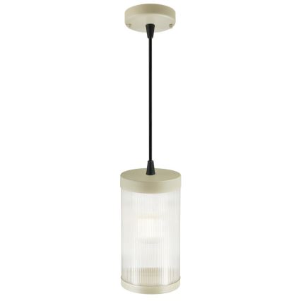 Nordlux - Vonkajší luster na lanku COUPAR 1xE27/25W/230V IP33 krémová