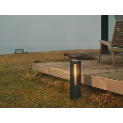 Nordlux - Vonkajšia lampa ALUDRA 1xE27/15W/230V IP44 antracit 45,4 cm