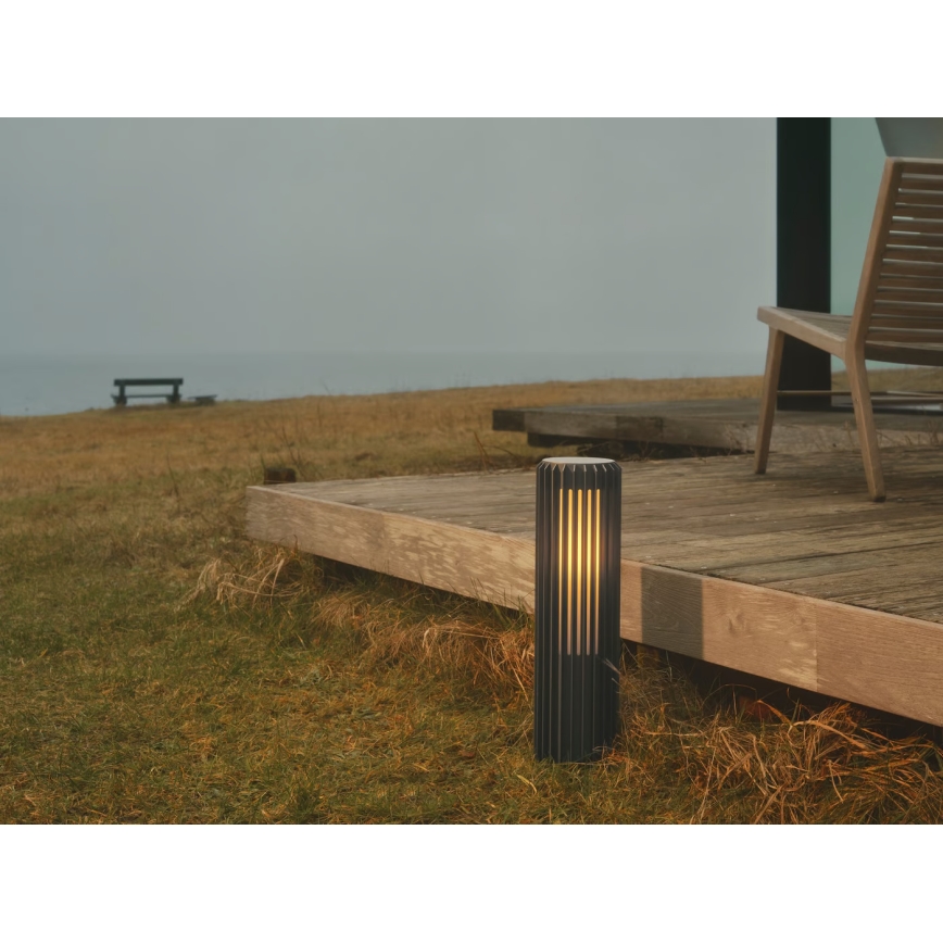 Nordlux - Vonkajšia lampa ALUDRA 1xE27/15W/230V IP44 antracit 45,4 cm