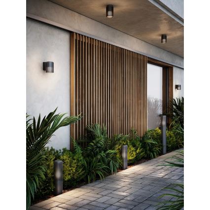 Nordlux - Vonkajšia lampa ALUDRA 1xE27/15W/230V IP44 antracit 45,4 cm