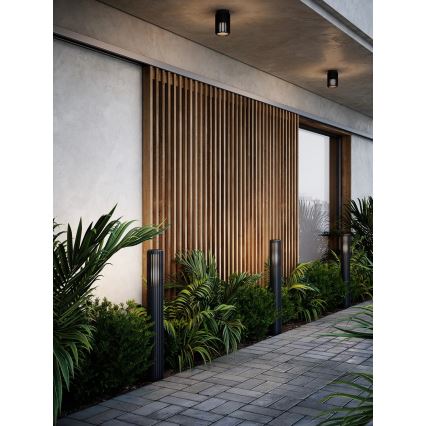 Nordlux - Vonkajšia lampa ALUDRA 1xE27/15W/230V IP44 čierna 95,4 cm