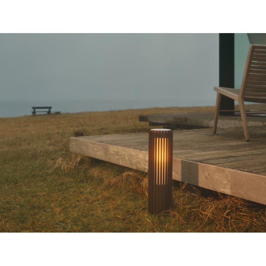 Nordlux - Vonkajšia lampa ALUDRA 1xE27/15W/230V IP44 hnedá 45,4 cm