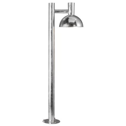 Nordlux - Vonkajšia lampa ARKI 1xE27/20W/230V IP54 100 cm strieborná