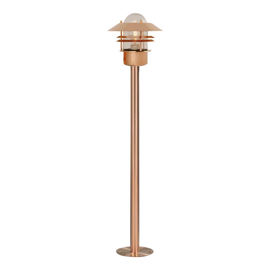 Nordlux - Vonkajšia lampa BLOKHUS 1xE27/60W/230V IP54 medená